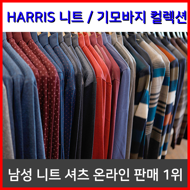 해리스 HARRIS 셔츠 하프짚업 니트 기모바지 모음